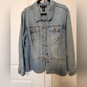 Lane Bryant Venezia Jean Jacket size 22/24